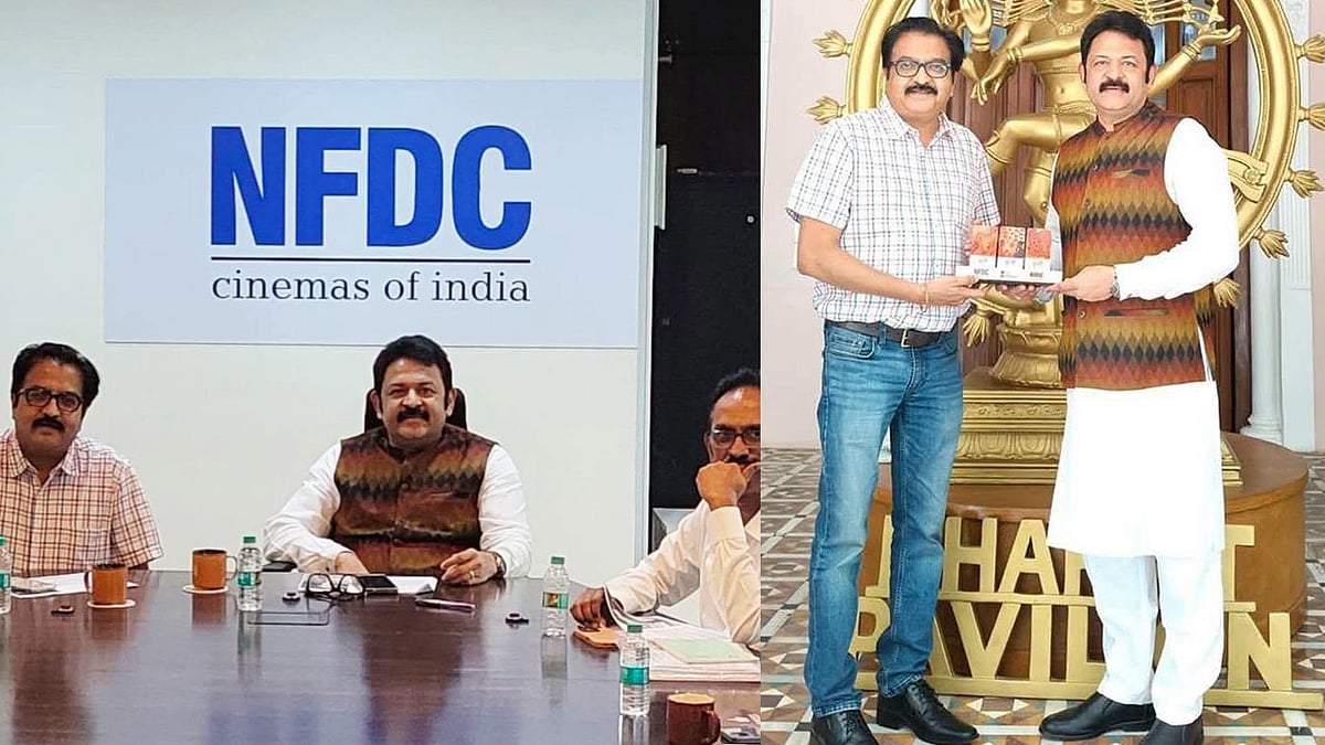 ദേശീയ ചലച്ചിത്രവികസന കോർപ്പറേഷൻ ചെയർമാനായി ചുമതലയേറ്റ് കൃഷ്ണകുമാർ; സന്തോഷം പങ്കുവച്ച് നടൻ