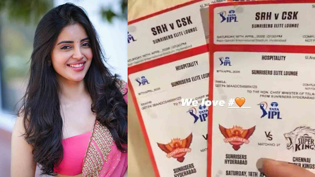 മുഖ്യമന്ത്രിക്ക് നല്‍കിയ ഐപിഎല്‍ 'വിഐപി ടിക്കറ്റ്' സിനിമാ നടിയുടെ കയ്യില്‍; നല്‍കിയത് ആര് ?, വിവാദം