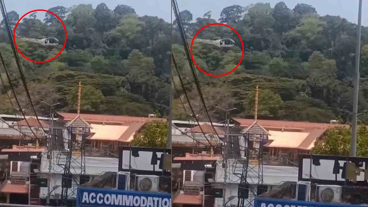 ശബരിമലയ്ക്ക് മുകളില്‍ കോസ്റ്റ് ഗാര്‍ഡിന്റെ ഹെലികോപ്റ്റര്‍, ദൃശ്യങ്ങള്‍ പകര്‍ത്തി; അന്വേഷണത്തിന് ഉത്തരവ്