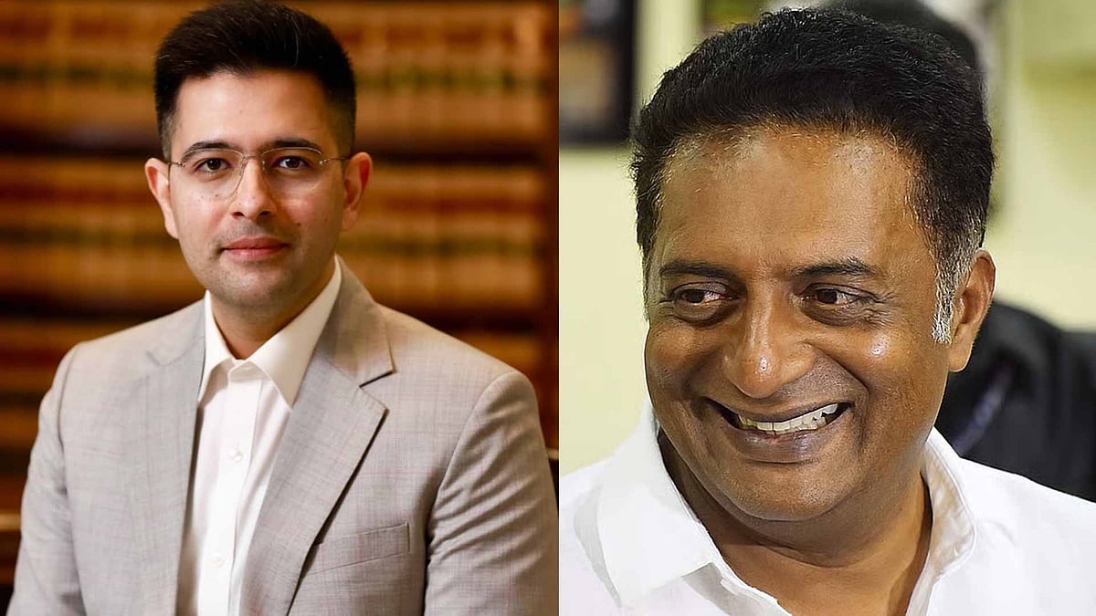 'കുറ്റങ്ങള്‍ തടയുന്നതില്‍ നിന്നും പൊലീസ് മാറി, അതിനാല്‍ ദാവൂദ് ഇബ്രാഹിനൊപ്പം ചേരുന്നു'; രാഘവ് ഛദ്ദയെ പരിഹസിച്ച് പ്രകാശ് രാജ് 