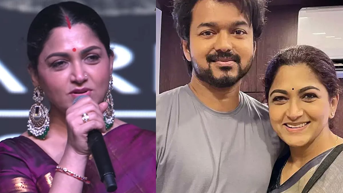 'ജനങ്ങൾ അവരുടെ മുഖ്യമന്ത്രിയെ തെരഞ്ഞെടുത്തു കഴിഞ്ഞാൽ, അദ്ദേഹം നയിക്കണം'; വിജയ്‌യെ പിന്തുണച്ച് ഖുശ്ബു