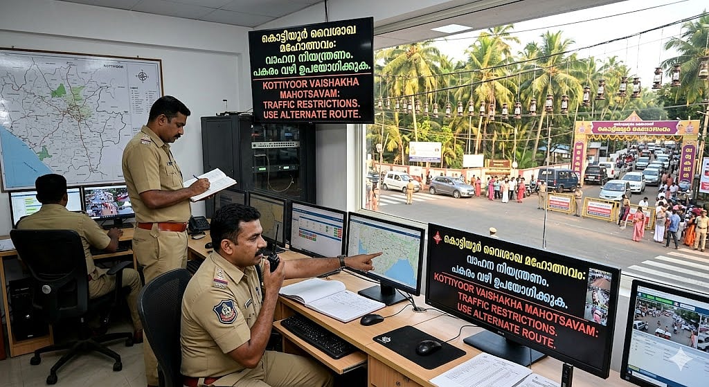 കൊട്ടിയൂര്‍ വൈശാഖ മഹോത്സവം: വാഹന നിയന്ത്രണം ഇന്ന് മുതല്‍