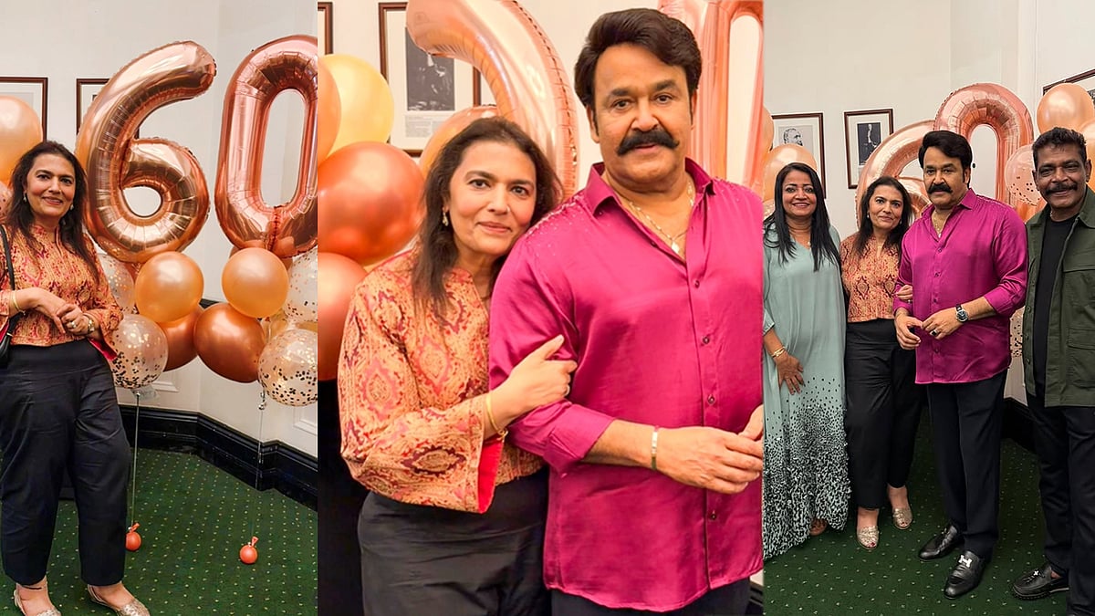 ​ഫുൾ കളറാണല്ലോ! സുചിത്രയുടെ 60-ാം പിറന്നാൾ ആഘോഷമാക്കി മോഹൻലാലും ആന്റണി പെരുമ്പാവൂരും