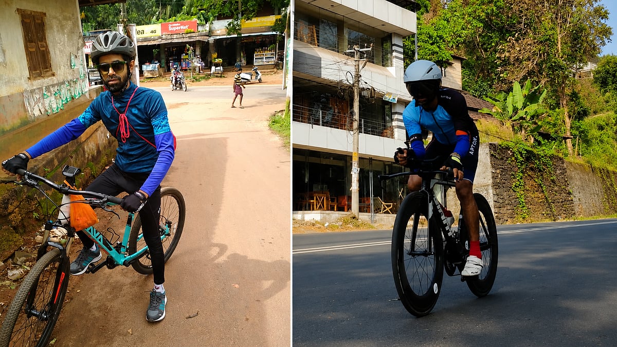 ഇന്ധനവിലയോട് 'ബൈ' പറഞ്ഞ് ഒരു വേറിട്ട യാത്ര; ദിവസവും 50 കിലോമീറ്റർ സൈക്കിൾ ചവിട്ടി ഓഫീസിലെത്തി ഹുസൈൻ 