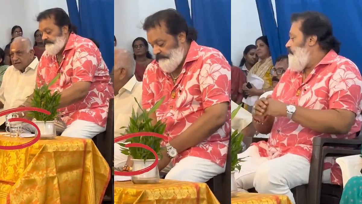 'എന്തൊരു മോശമാണ് ഈ കാണിക്കുന്നത്, അടുത്ത ജന്മത്തിൽ ബ്രാഹ്മണനാകാൻ ഇപ്പോഴേ പരിശീലിക്കുകയാണോ ?'; സുരേഷ് ​ഗോപിക്ക് വിമർശനം