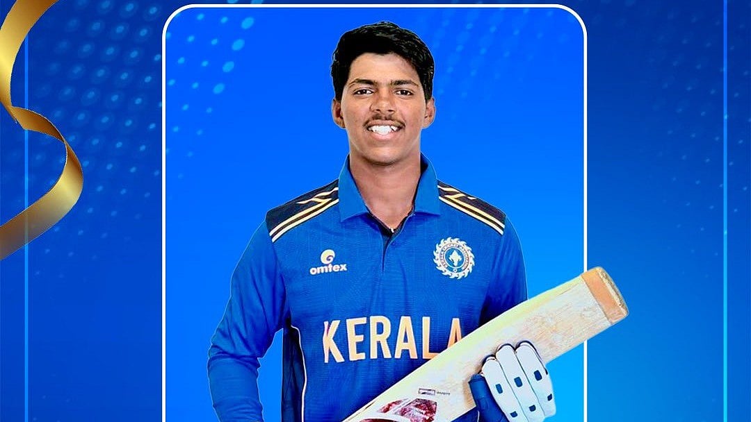 ബാറ്റിങ് മികവ്, വിക്കറ്റിന് പിന്നിൽ മിന്നൽ വേ​ഗം; മലയാളി താരം ഇന്ത്യ അണ്ടർ 19 ടീമിൽ 