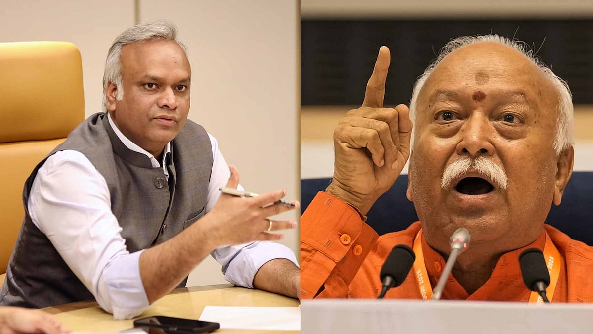 'വരുമാനവും നികുതി വിവരങ്ങളും വെളിപ്പെടുത്തണം'; ആർഎസ്എസ് മേധാവിക്ക് കത്തയച്ച് പ്രിയങ്ക് ഖാർഗെ