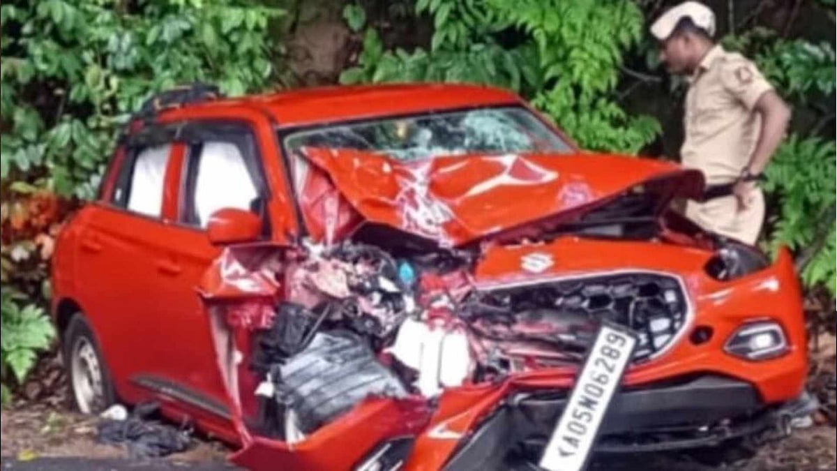 മാക്കൂട്ടം ചുരത്തില്‍ ചെങ്കല്‍ലോറിയും കാറും കൂട്ടിയിടിച്ചു; യുവാവിന് ദാരുണാന്ത്യം