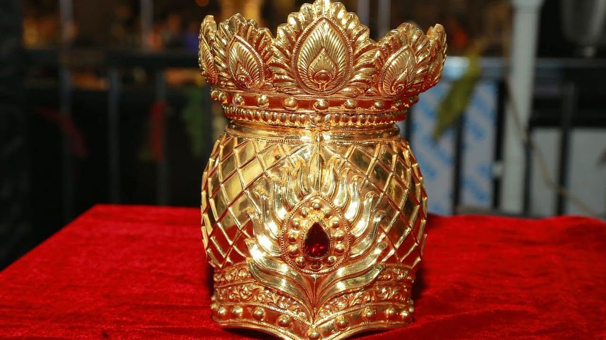 ഒരാഴ്ചയക്കിടെ ഗുരുവായൂരപ്പന് രണ്ടാമത്തെ സ്വര്‍ണക്കീരീടം; ഇത്തവണ 37 പവന്റെത്
