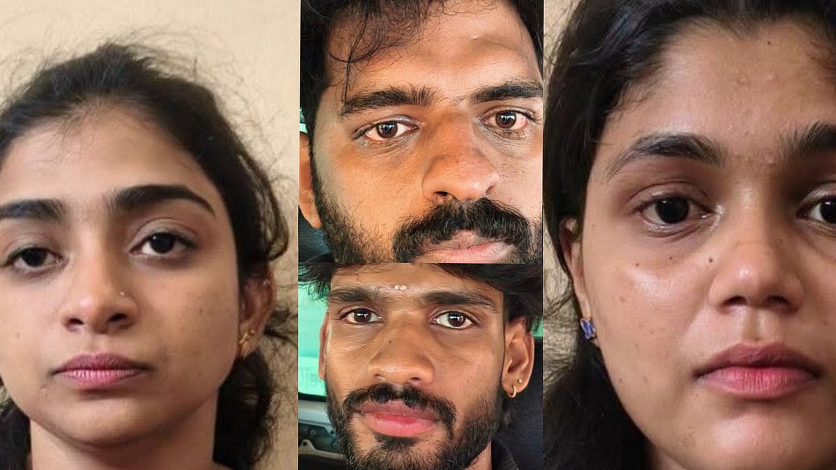 'രഹസ്യഭാഗത്ത് ഒളിപ്പിച്ചു'; 323 ഗ്രാം എംഡിഎംഎയുമായി രണ്ട് യുവതികള്‍ അടക്കം നാലുപേര്‍ പിടിയില്‍