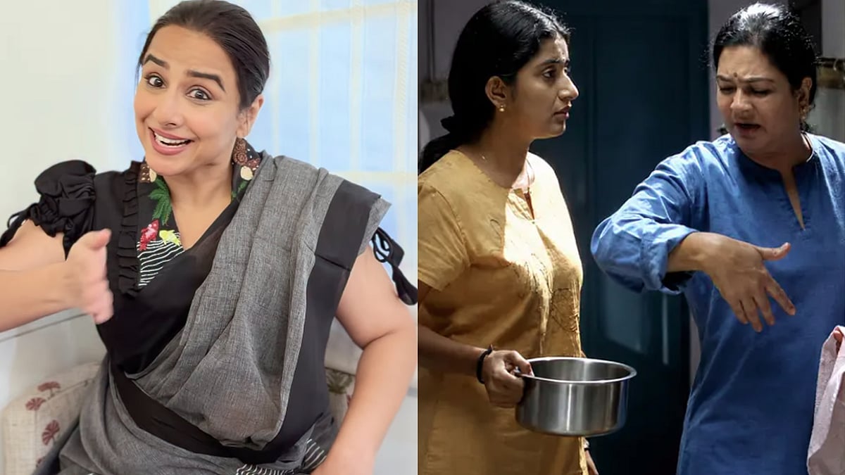 'ഉര്‍വശി ചേച്ചി ക്ഷമിക്കണം'; 'കടുകു വറ' സീനുമായി വിദ്യ ബാലന്‍; രണ്ടാളും ഒരുമിച്ചൊരു സിനിമ വേണമെന്ന് ആരാധകര്‍ 