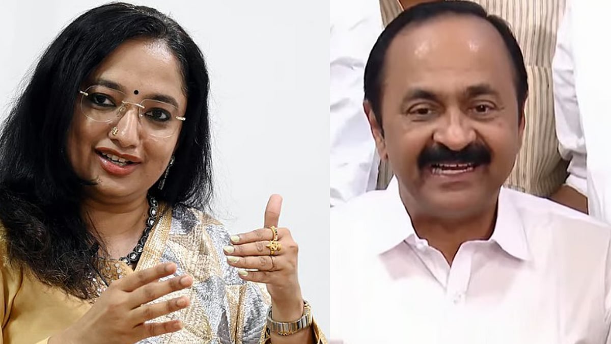 'ദിവ്യ എസ് അയ്യരെ സ്ഥലംമാറ്റിയത് അദാനിയെ സഹായിക്കാന്‍; പൂക്കി മുഖ്യന്റെ പ്രതിനായകന്റെ കപട മുഖം മറനീക്കി തുടങ്ങി'