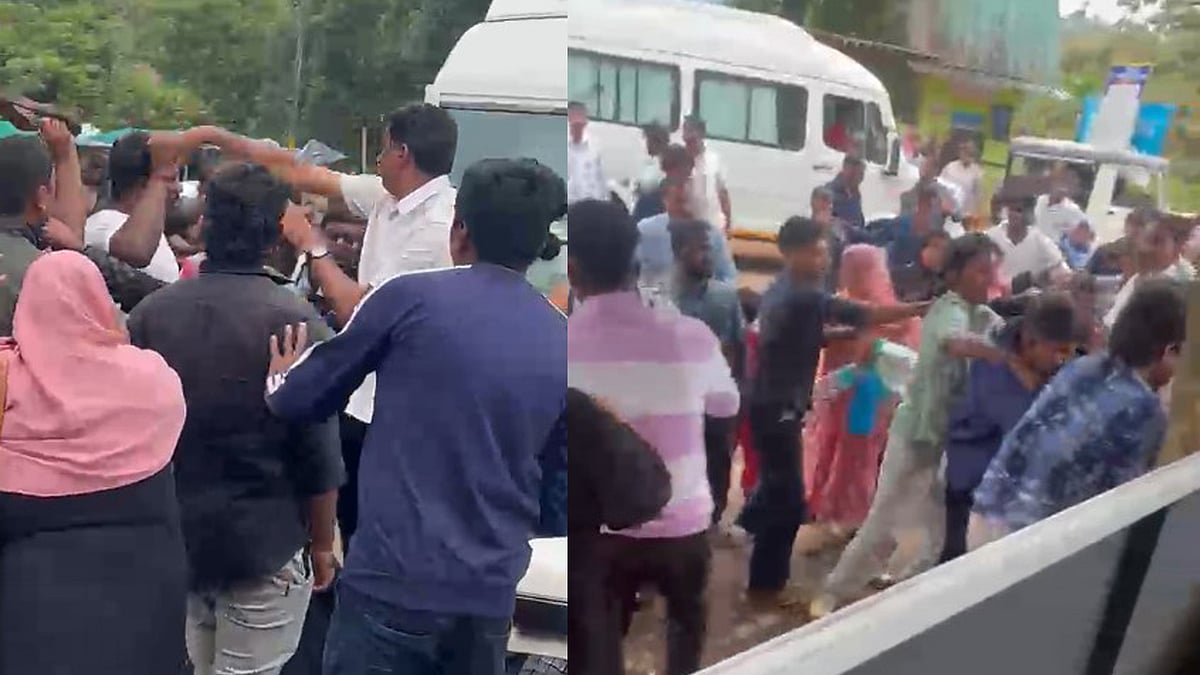 മഴയെ തുടർന്ന് ബോട്ടിങ് സമ്മതിച്ചില്ല; ആനച്ചാലിൽ വിനോദസഞ്ചാരികളും നാട്ടുകാരും തമ്മിൽ വാക്കേറ്റം, കൈയാങ്കളി (വിഡിയോ)