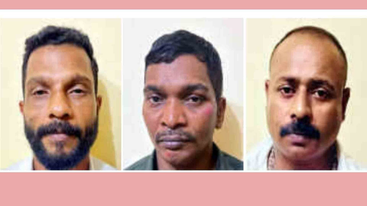 കണ്ണൂർ നഗരത്തിൽ ബൈക്ക് യാത്രികന്റെ പണവും മൊബൈൽ ഫോണും കൊള്ളയടിച്ചു;  മൂന്നംഗ സംഘം അറസ്റ്റിൽ