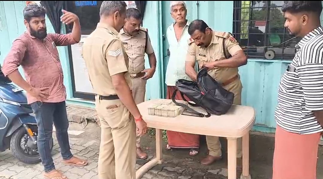 പാലക്കാട് 30 ലക്ഷവുമായി യുവാവ് പിടിയില്‍; പണം ബിജെപി നേതാവിന്റെതെന്ന് മൊഴി 