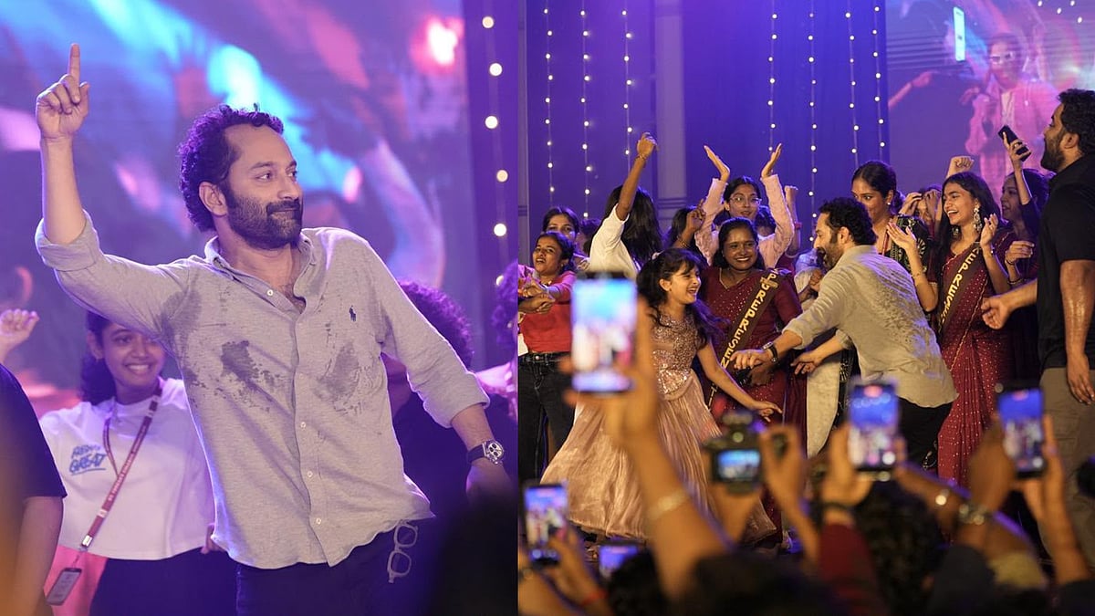 'രംഗണ്ണന്‍ ഓണ്‍ ഫയര്‍..'; സോഷ്യല്‍ മീഡിയ തൂക്കി ഫാഫ; കോളേജ് കുട്ടികള്‍ക്കൊപ്പം ഫഹദിന്റെ ഡാന്‍സ്‌