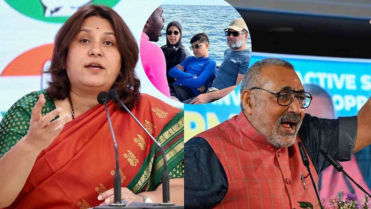 'ആ ചിത്രത്തിലുള്ളത് സുഹൃത്തിന്റെ കുടുംബം; സ്ത്രീയും പുരുഷനും ഒന്നിച്ചിരുന്നാല്‍ ബിജെപി അപവാദം മാത്രം ചിന്തിക്കുന്നു'