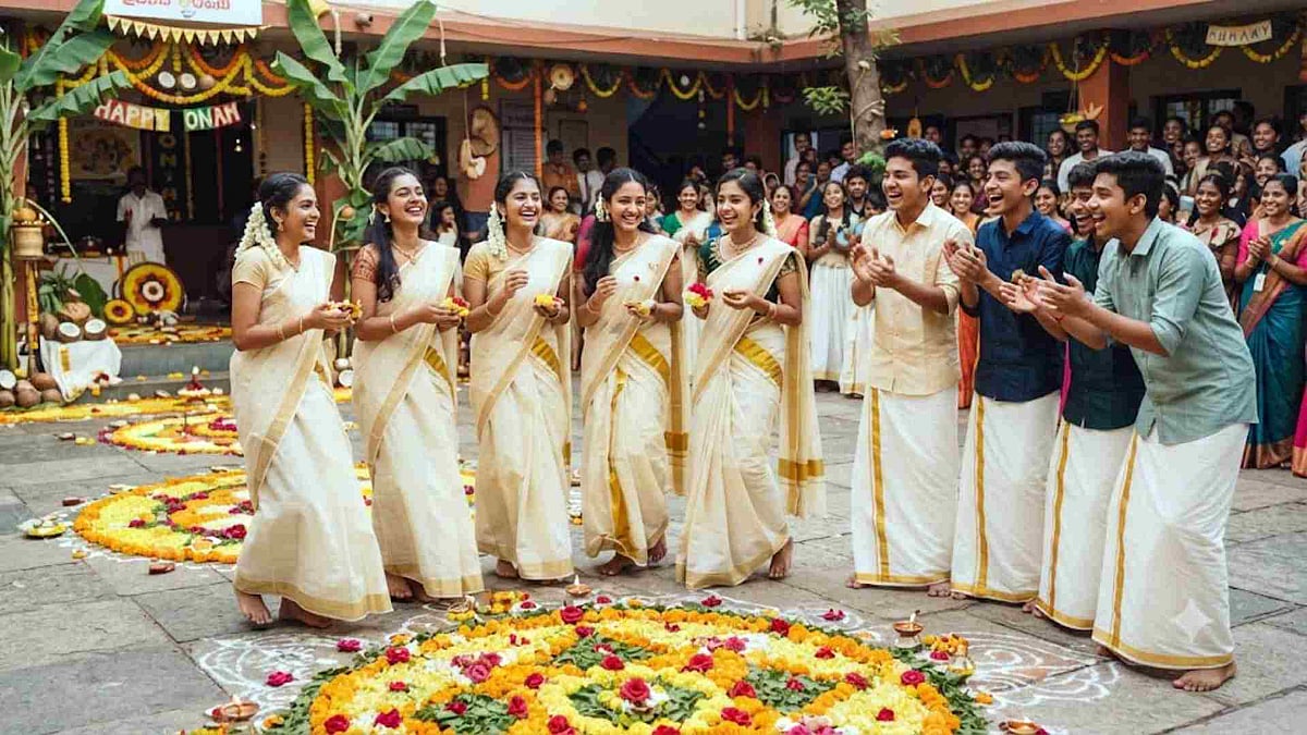 സ്‌കൂളിലെ ഓണാഘോഷത്തില്‍ സാരിക്കും മുണ്ടിനും വിലക്ക്; വിവാദത്തിനു പിന്നാലെ നിലപാടു മാറ്റി മാനേജ്‌മെന്റ് 