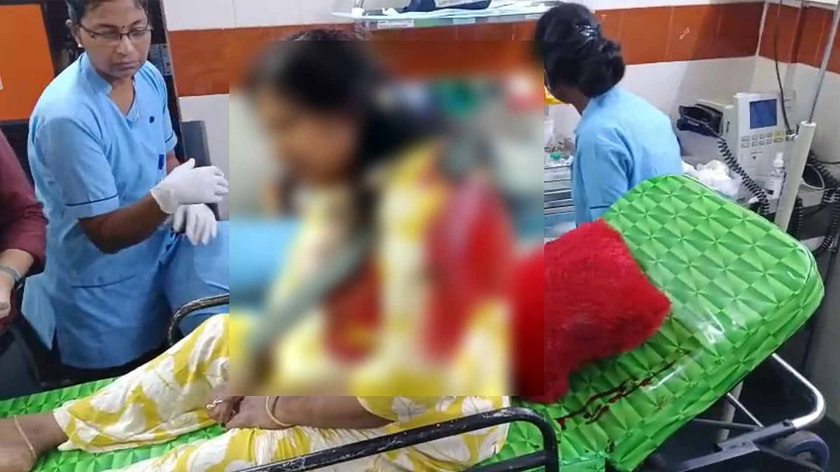 കാര്‍ വീട്ടുമതിലില്‍ ഇടിച്ചുകയറി; ഇരുമ്പ് പൈപ്പ് നെഞ്ചിന് മുകളില്‍ തുളച്ചുകയറി യുവതിക്ക് പരിക്ക്