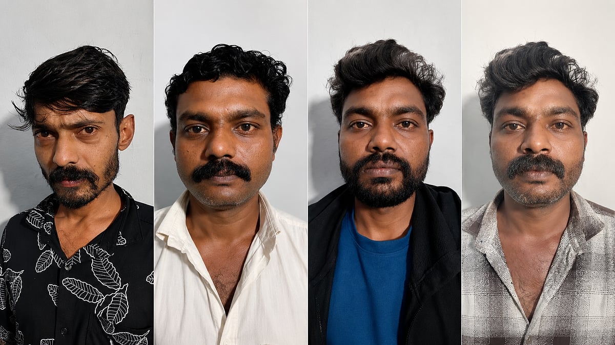 പൊലീസ് ചമഞ്ഞ് ഇതരസംസ്ഥാന തൊഴിലാളികളെ ഭീഷണിപ്പെടുത്തി പണം തട്ടി; നാലംഗ സംഘം  പിടിയിൽ