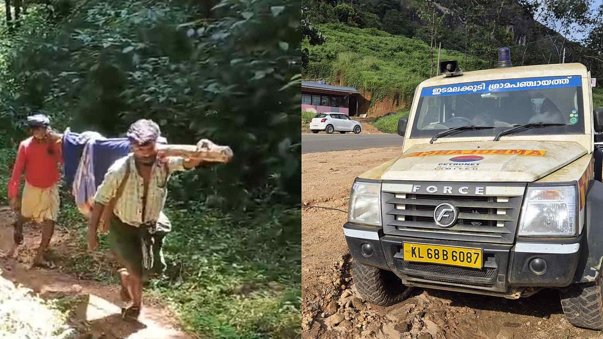 രോഗികളെ ചുമക്കുന്നത് തുടർക്കഥ; ഇടമലക്കുടിയുടെ ഏക ആംബുലൻസും കട്ടപ്പുറത്ത്; കൂമ്പൻപാറയിൽ തുരുമ്പെടുത്ത് നശിക്കുന്നു