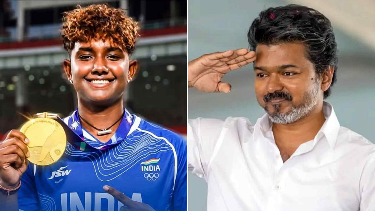ഏഷ്യന്‍ ഗെയിംസില്‍ സ്വര്‍ണത്തിളക്കം; കമാലിനിക്ക് 75 ലക്ഷം രൂപ പാരിതോഷികം പ്രഖ്യാപിച്ച് വിജയ്