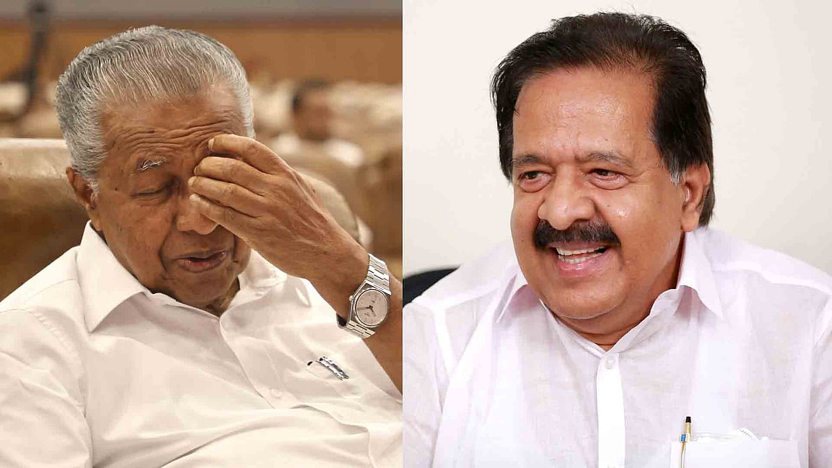 'കണ്ണടച്ച് ഇരുട്ടാക്കിയാല്‍ അങ്ങേക്ക് മാത്രമേ ഇരുട്ടാകൂ'; പിണറായി വിജയനെതിരെ രമേശ് ചെന്നിത്തല
