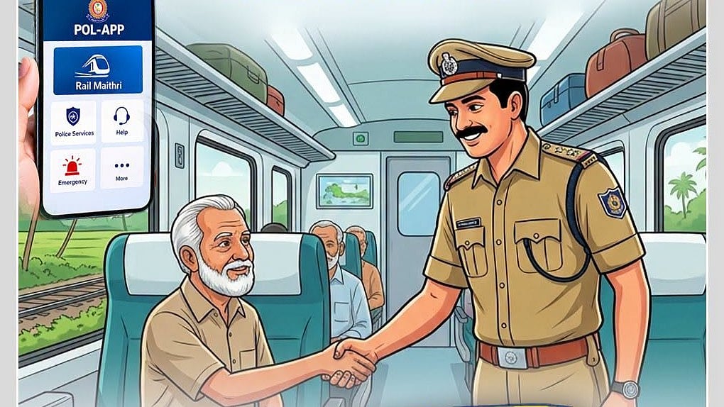 ട്രെയിനിൽ പതിവായി ഒറ്റയ്ക്ക് യാത്ര ചെയ്യുന്നവരാണോ?, സുരക്ഷ ഉറപ്പാക്കാം; പോൽ ആപ്പിൽ റെയിൽ മൈത്രി ഫീച്ചർ