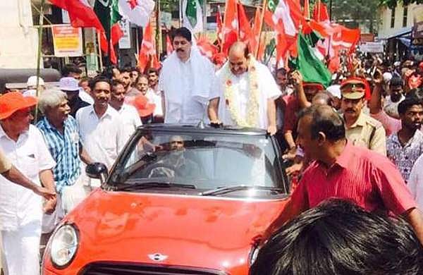 'കേരളത്തിലെ ഇടതുനേതാവിന്റെ ഹവാല ബന്ധം പുറത്ത്'; കോടിയേരിയുടെ വിവാദ വാഹനയാത്ര ദേശീയ തലത്തില്‍ പ്രചരണായുധമാക്കി ബിജെപി 