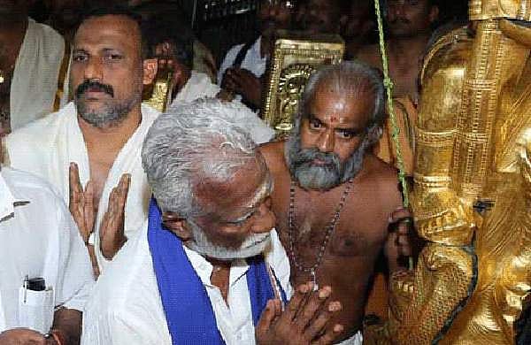 ശബരിമല ദര്‍ശനത്തിനെത്തിയ കുമ്മനം രാജശേഖരന്‍ അരവണ പ്ലാന്റില്‍; വിവാദം