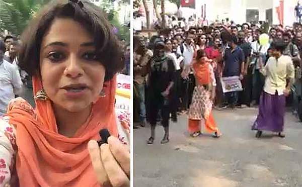 തട്ടമിട്ട് ഫഌഷ് മോബ് അവതരിപ്പിച്ച പെണ്‍കുട്ടിക്ക് വധഭീഷണി; വനിതാ കമ്മീഷന് പരാതി നല്‍കി