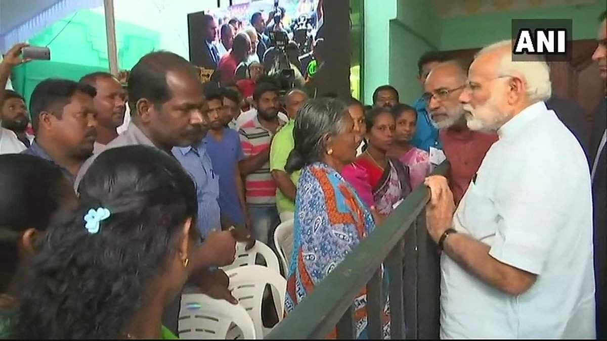 പ്രധാനമന്ത്രി പൂന്തുറയിലെത്തി; പ്രഖ്യാപനങ്ങളില്ലാതെ മടങ്ങി