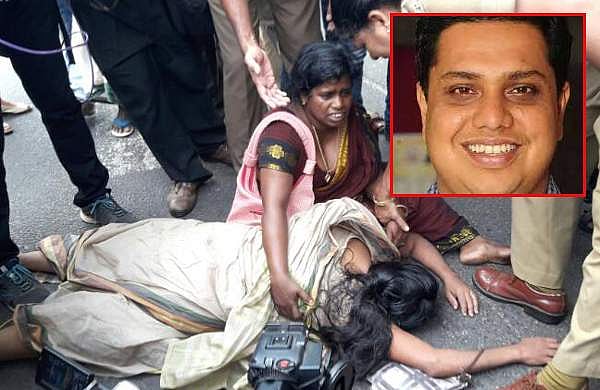 പൊലീസ് ആസ്ഥാനത്ത് സമരം നടത്തിയാല്‍ നടപടി സ്വാഭാവികമെന്ന് ഷംസീര്‍, ചാനല്‍ അവതാരകയോടു തട്ടിക്കയറി സിപിഎം എംഎല്‍എ