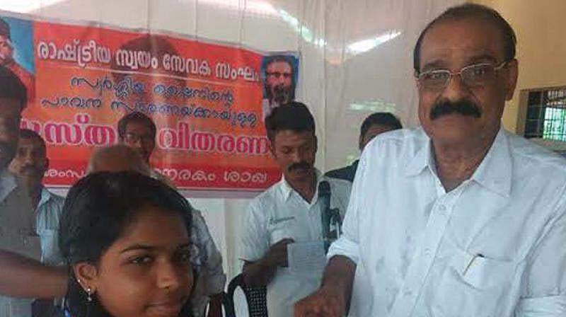 ആര്‍എസ്എസ് പരിപാടിയില്‍ പങ്കെടുത്ത സിപിഎം എംഎല്‍എയ്ക്ക് പരസ്യശാസന