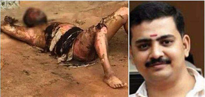യുവമോര്‍ച്ച നേതാവ് പൊള്ളലേറ്റ് മരിച്ച സംഭവം; സംശയത്തിന്റെ നിഴലില്‍ അമ്പിളി, കാറില്‍ നിന്നും വലിച്ചിറക്കി കത്തിച്ചു