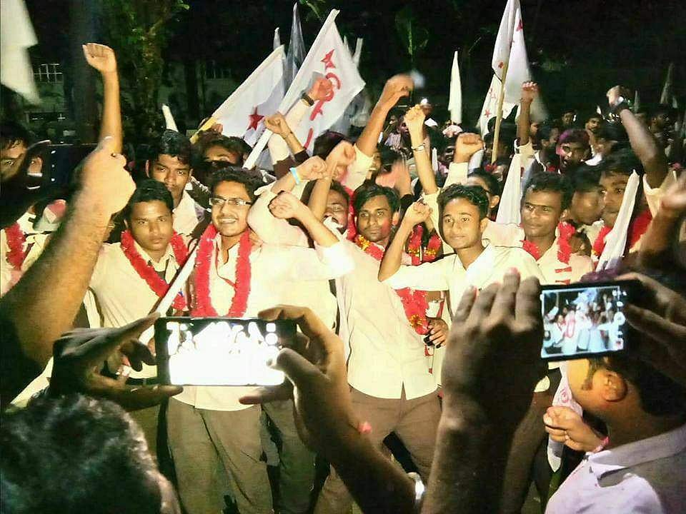 ത്രിപുരയിലും എബിവിപി തകര്‍ന്നടിഞ്ഞു; കോളജ് യൂണിയനുകള്‍ തൂത്തുവാരി എസ്എഫ്‌ഐ-ടിഎസ്‌യു സഖ്യം