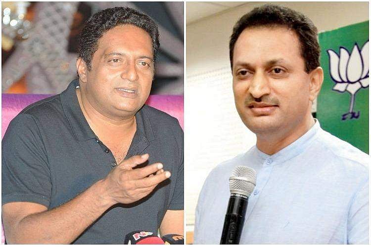 ദളിതരെ നായകളോട് ഉപമിച്ച് ബിജെപി മന്ത്രി അനന്ത്കുമാര്‍ ഹെഗ്‌ഡെ; നേതൃത്വം രാജി ആവശ്യപ്പെടണമെന്ന് പ്രകാശ് രാജ്