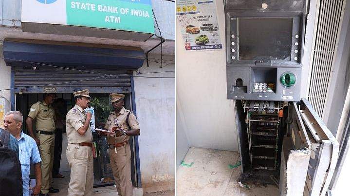 ക്യാമറകള്‍ പെയിന്റ് അടിച്ച് മറച്ചു, ഉപയോഗിച്ചത് ഗ്യാസ് കട്ടര്‍, മടങ്ങിയത് ഷട്ടറുകള്‍ താഴ്ത്തി വച്ച്; ഇരുമ്പനത്തെയും കൊരട്ടിയിലെയും കവര്‍ച്ചയ്ക്ക് പിന്നില്‍ ഒരേ പ്രഫഷണല്‍ സംഘം 