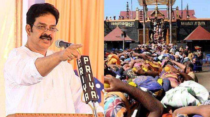 ശബരിമല ക്ഷേത്രം ഹൈവോള്ട്ടേജ് ഊര്ജ്ജം പുറത്തുവിടുന്ന കേന്ദ്രം, സ്ത്രീകള് പോയാല് സന്താനോല്പ്പാദനത്തെ വരെ ബാധിക്കുമെന്ന് ദേവന്
