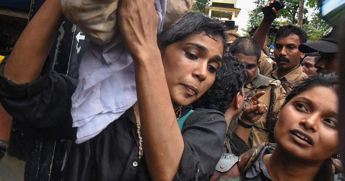ഇരുമുടിക്കെട്ടില്‍ നാപ്കിന്‍ ഉണ്ടായിരുന്നില്ല; കെ സുരേന്ദ്രനെ അറിയില്ല: രഹ്ന ഫാത്തിമ