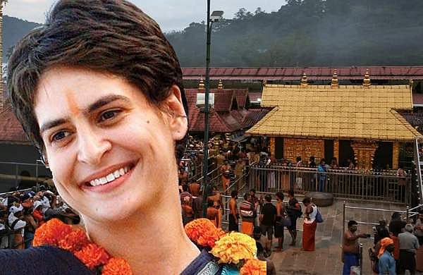 ശബരിമല: വിധി നടപ്പാക്കേണ്ടത് സര്ക്കാരിന്റെ ബാധ്യതയെന്ന് പ്രിയങ്ക ഗാന്ധി