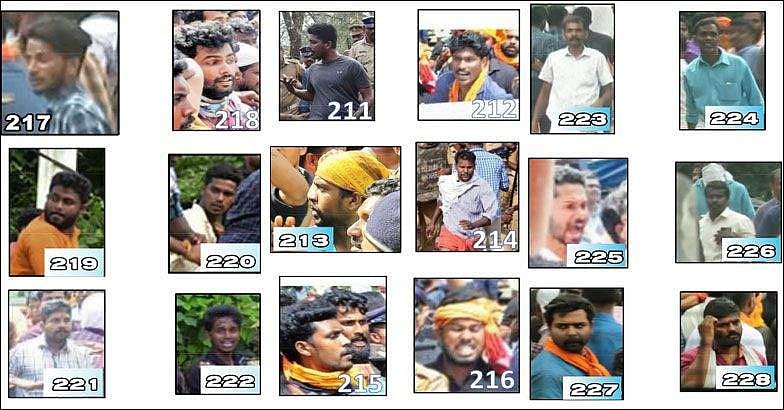 ശബരിമല സംഘര്‍ഷം: 210  പ്രതികളുടെ ഫോട്ടോ കൂടി പുറത്ത്; കൂടുതല്‍ അറസ്റ്റിന് സാധ്യത