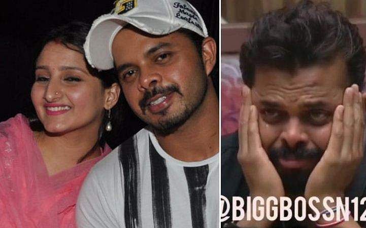 ഭാര്യയെ സ്‌ക്രീനില്‍ കണ്ടു; സങ്കടം സഹിക്കാനാവാതെ പൊട്ടിക്കരഞ്ഞ് ശ്രീശാന്ത്; വീഡിയോ വൈറല്‍