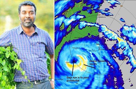 ഗജ ചുഴലിക്കാറ്റ് 'വാര്‍ധ'യ്ക്ക് സമാനം ; ഇടുക്കി അടക്കം നാലു ജില്ലകള്‍ ജാഗ്രതൈ, മുന്നറിയിപ്പുമായി തമിഴ്‌നാട് വെതര്‍മാന്‍