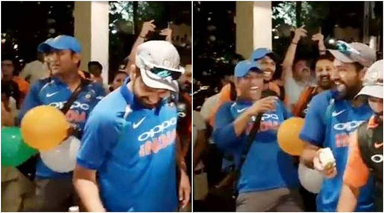 രോഹിത്തിന് പിറകില് നിന്നും ധോനി പറഞ്ഞു, അനുസരിച്ച് ജഡേജ, രോഹിത്ത് ഞെട്ടി