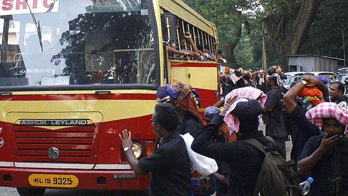 കെഎസ്ആര്‍ടിസി പമ്പ-നിലയ്ക്കല്‍ സര്‍വീസ് നിര്‍ത്തിവച്ചു; ഇനി രാത്രി പന്ത്രണ്ടുമണിക്ക് ശേഷം: പ്രതിഷേധക്കാരെ തടയാന്‍ കച്ചമുറുക്കി പൊലീസ്
