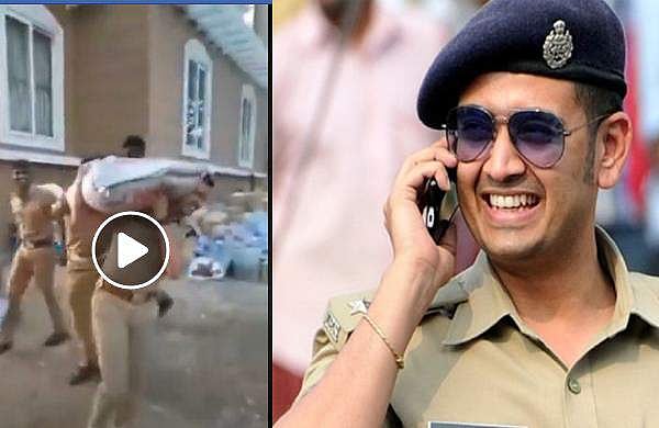 അരിച്ചാക്ക് ചുമക്കുന്ന യതീഷ് ചന്ദ്ര; സാമൂഹ്യമാധ്യമങ്ങളില്‍ ആഘോഷം അവസാനിക്കുന്നില്ല (വീഡിയോ)