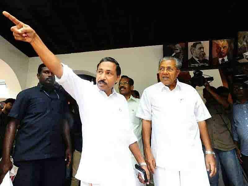 സിപിഎം കോഴിക്കോട് ജില്ലാ കമ്മിറ്റി ഓഫീസ് ആക്രമണം : രണ്ട് ആര്എസ്എസ് പ്രവര്ത്തകര് അറസ്റ്റില്