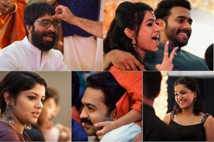 താരങ്ങളെത്തി ആഘോഷമാക്കി; നടൻ അർജുൻ അശോകിന്റെ വിവാഹ നിശ്ചയ വീഡിയോ വൈറൽ 