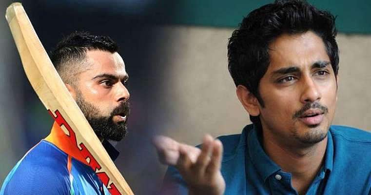 വിഡ്ഡിത്തം വിളമ്പാതിരിക്കു; കിങ് കോഹ്‌ലിയായി തുടരണമെങ്കില്‍ ആലോചിച്ച് സംസാരിക്കണം- രൂക്ഷ വിമർനവുമായി സിദ്ധാർഥ്